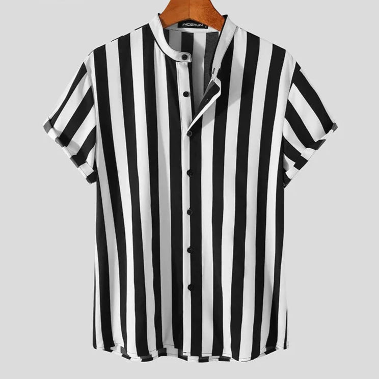 Men's Vertical Striped Shirt