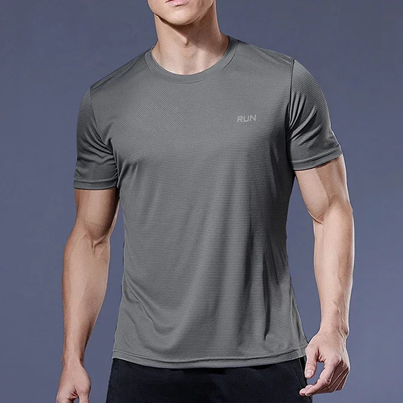 Lightweight Short-Sleeve Pullover - Breathable and Stretchy for Gym & Running