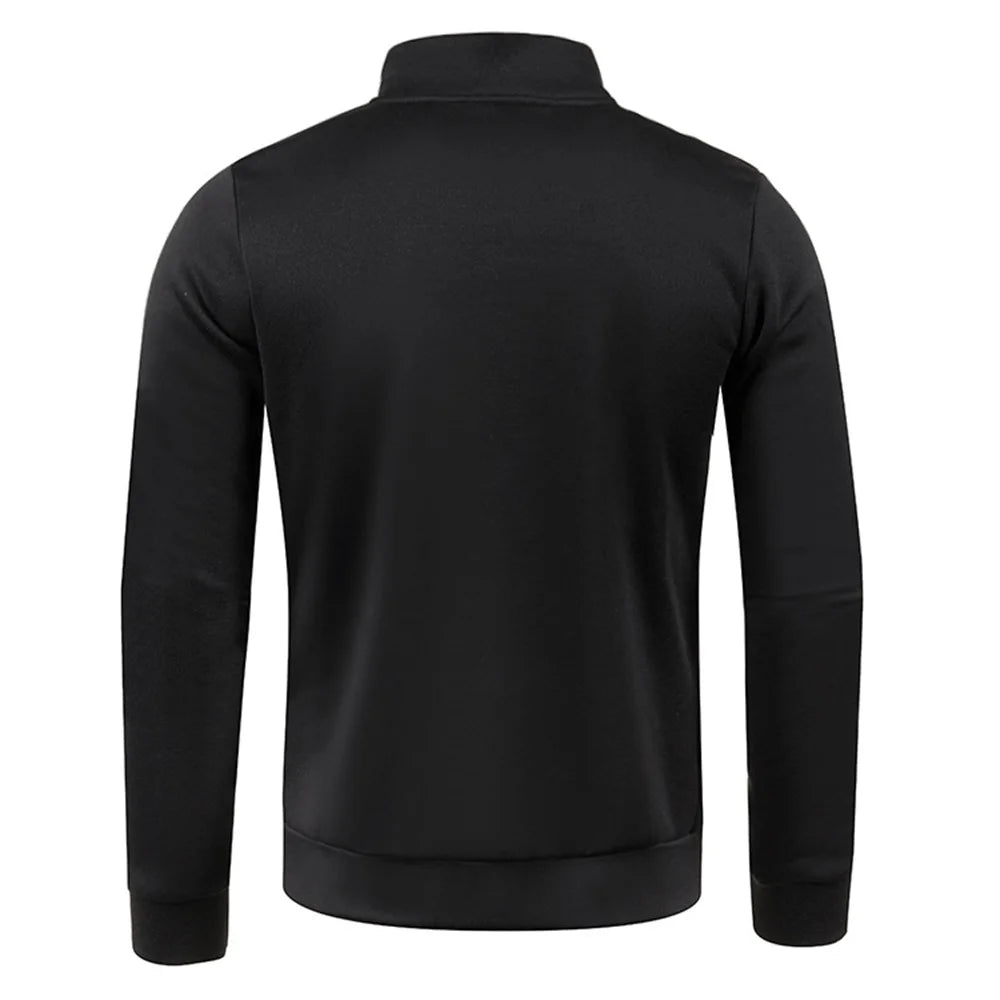 Half-Zip Sports Sweatshirt - Modern Style in Various Colors