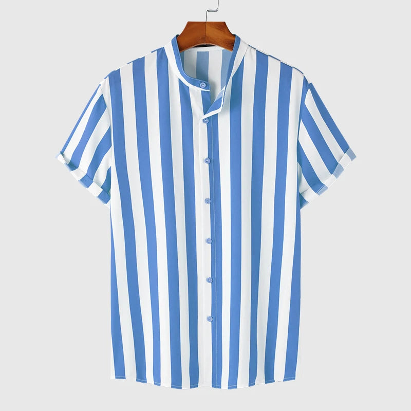 Men's Vertical Striped Shirt