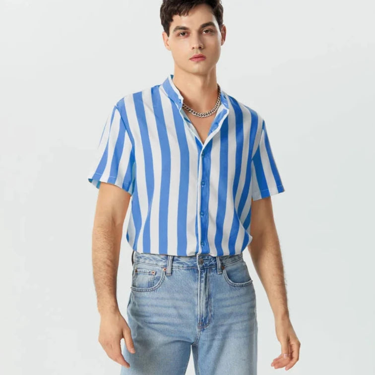 Men's Vertical Striped Shirt