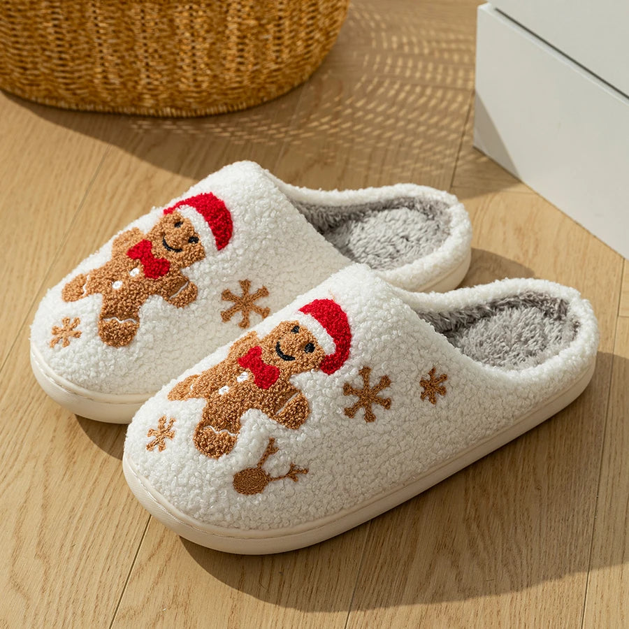 Gingerbread Slippers: Festive Warmth for Your Home