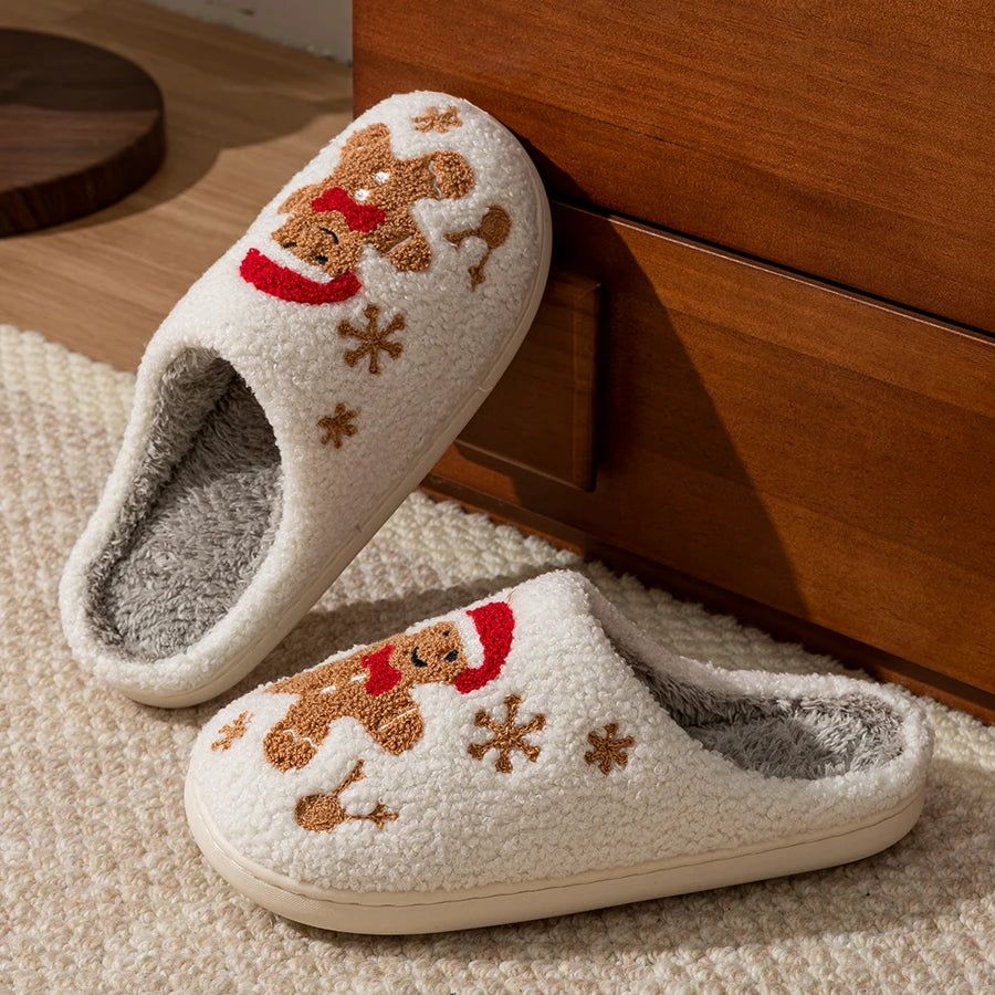 Gingerbread Slippers: Festive Warmth for Your Home