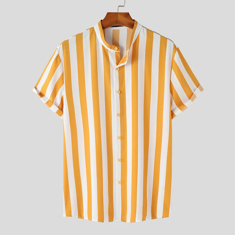 Men's Vertical Striped Shirt