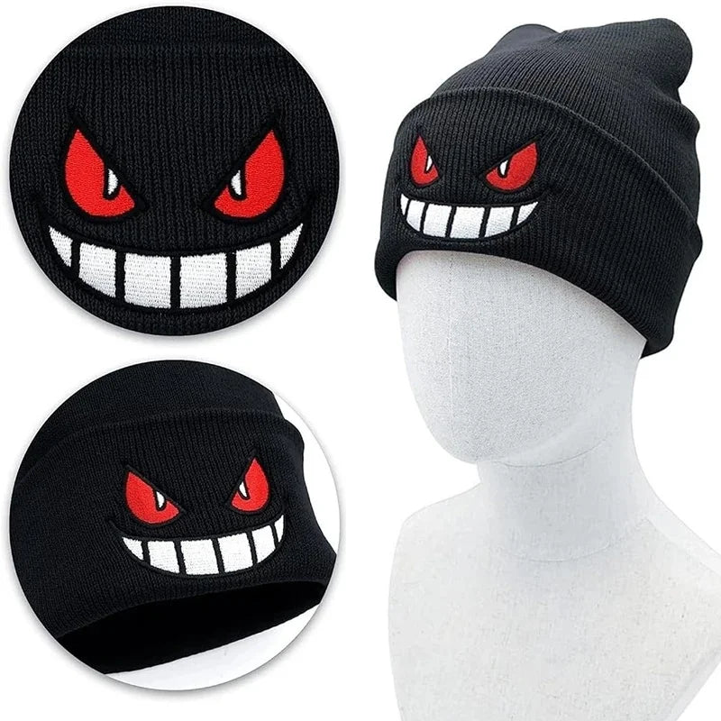 Gengar Pokémon Beanie - Warm, Thick Hat for Fans