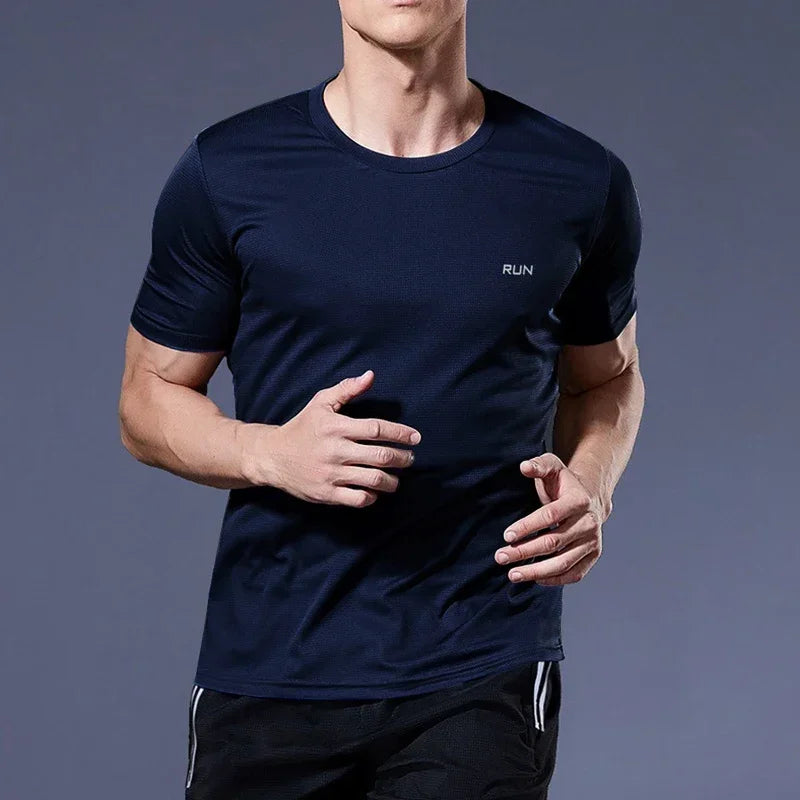 Lightweight Short-Sleeve Pullover - Breathable and Stretchy for Gym & Running