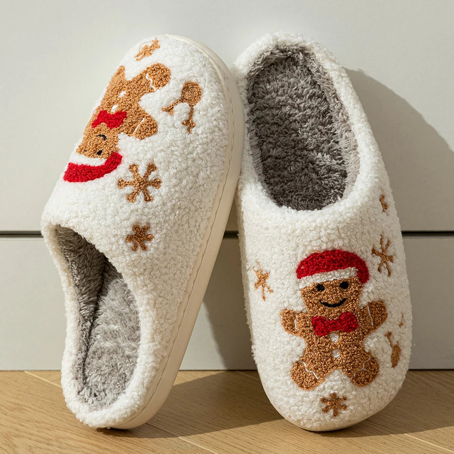 Gingerbread Slippers: Festive Warmth for Your Home