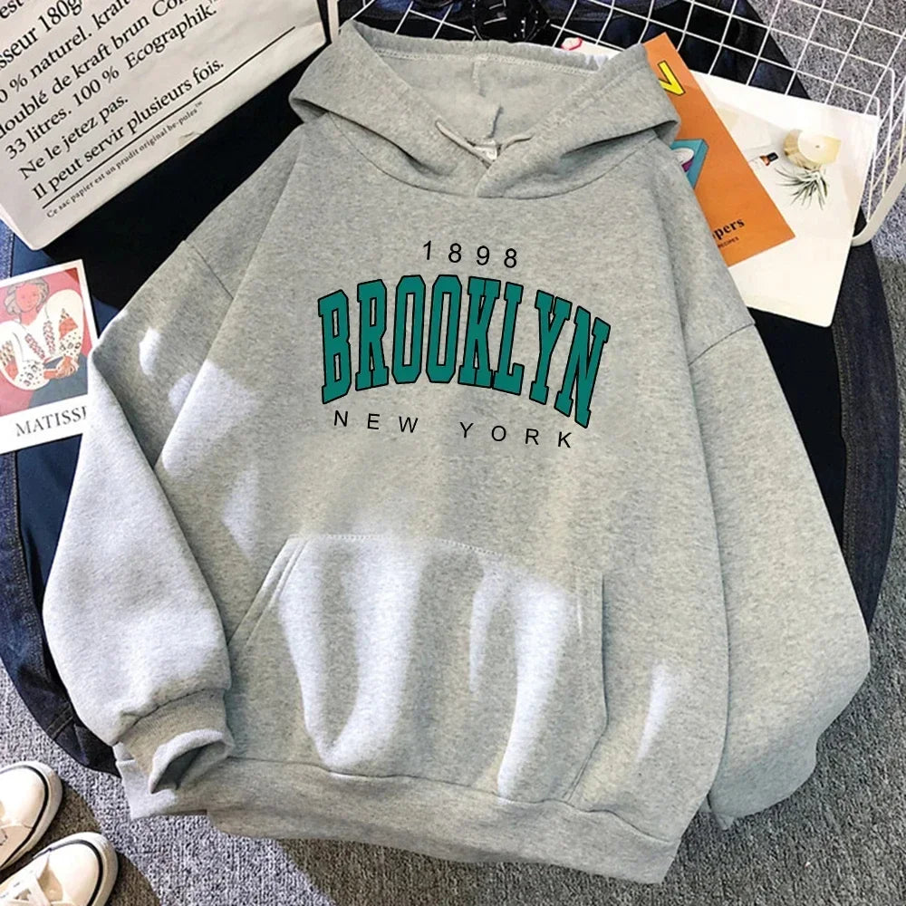 Brooklyn Hooded Sweater Fashion  Hip Hop Street