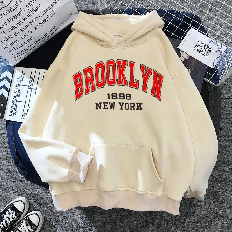 Brooklyn Hooded Sweater Fashion  Hip Hop Street