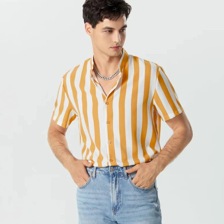 Men's Vertical Striped Shirt