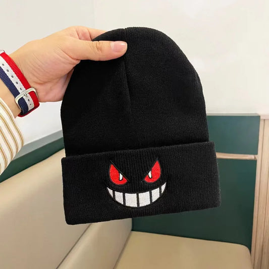 Gengar Pokémon Beanie - Warm, Thick Hat for Fans